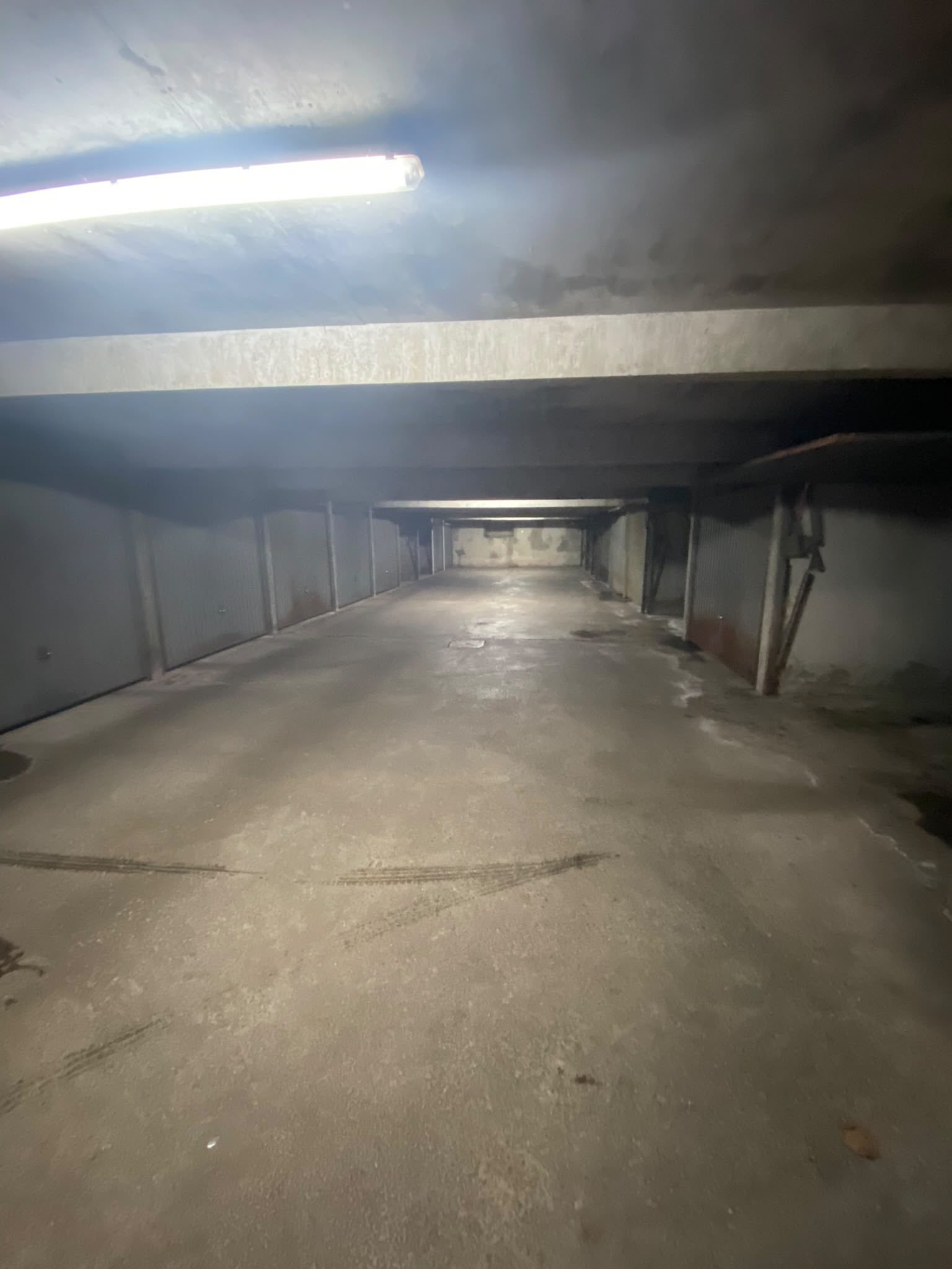 Parking souterrain remis en état