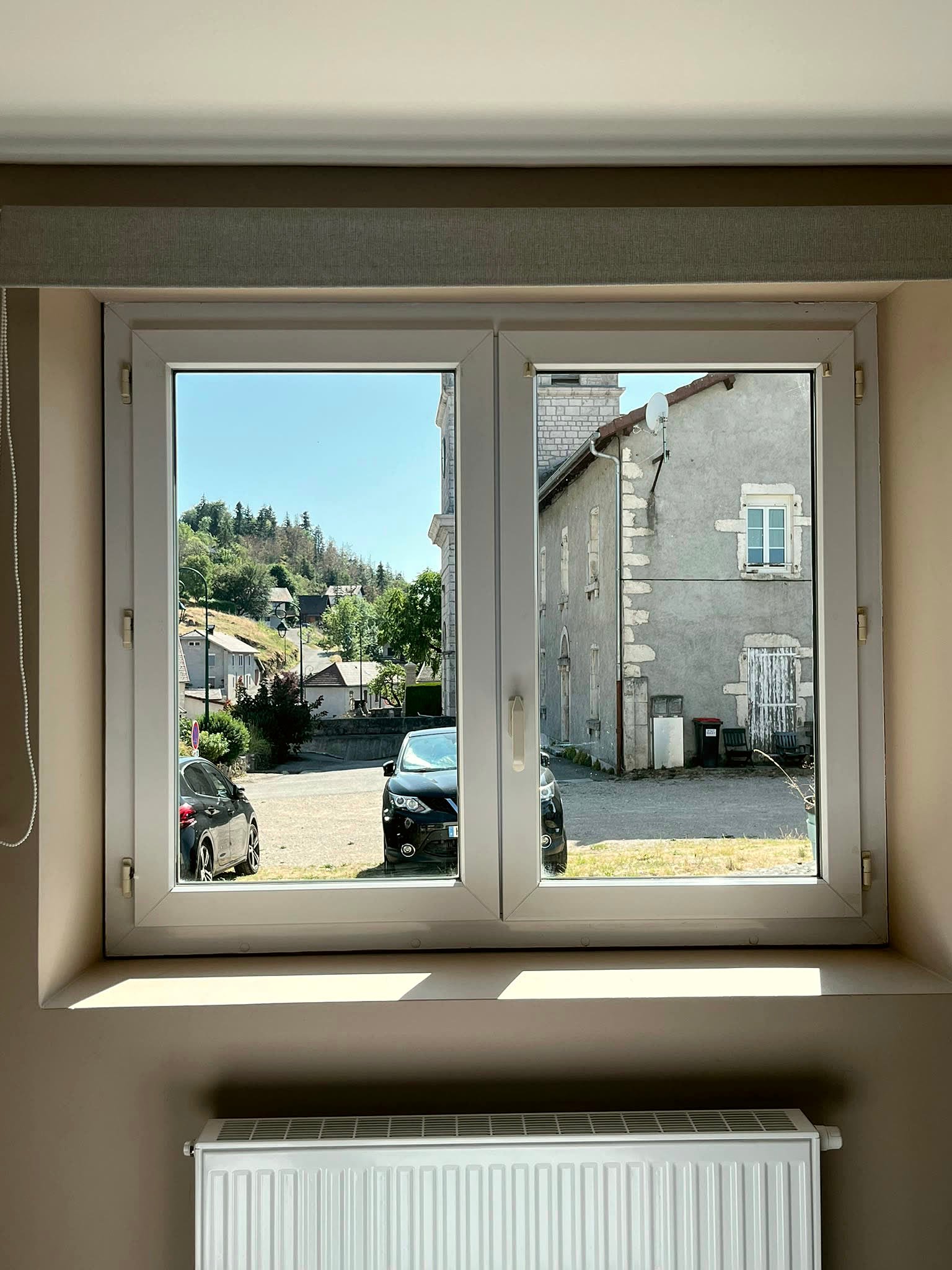 Vitrage intérieur nettoyé sans traces